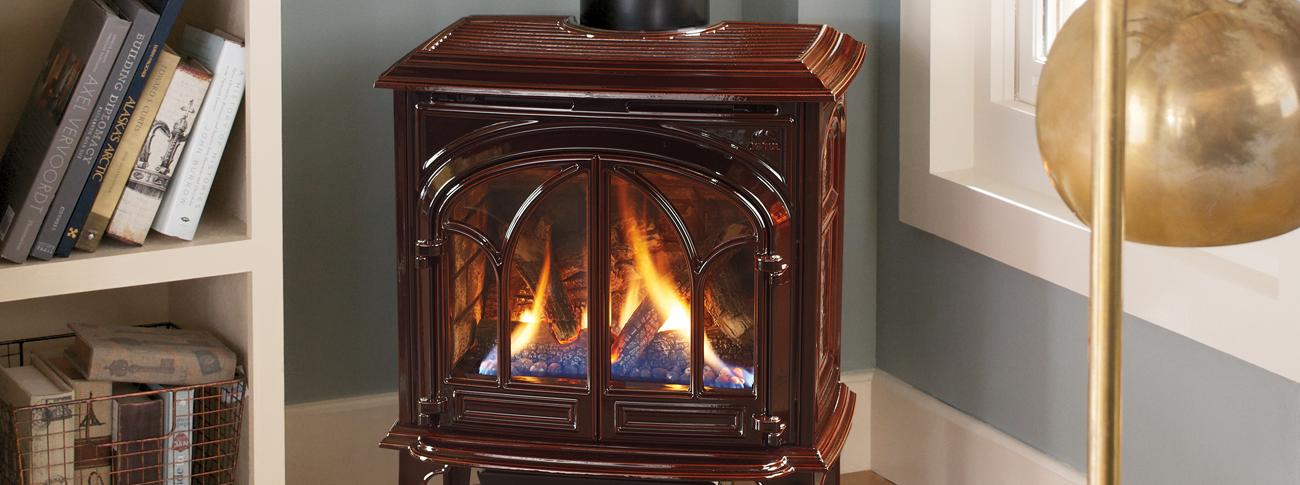 Jøtul GF 300 DV IPI Allagash Direct Vent Gas Stove Fireplace